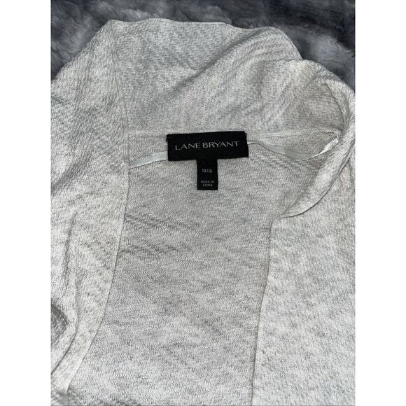 Lane Bryant Open Front Cardigan 14/16 Plus Size Sweater, Short Sleeve Lot Of 2 - Picture 3 of 10
